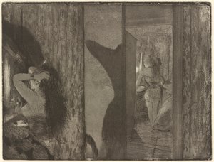 Actrices en sus camerinos de Edgar Degas